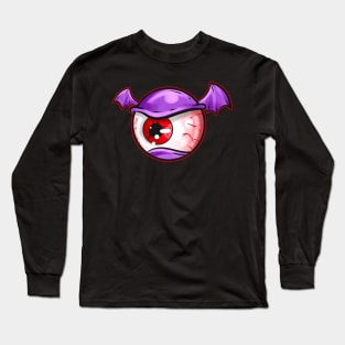 One Eyed Demon One Eye With Tiny Wings Costume Halloween Long Sleeve T-Shirt